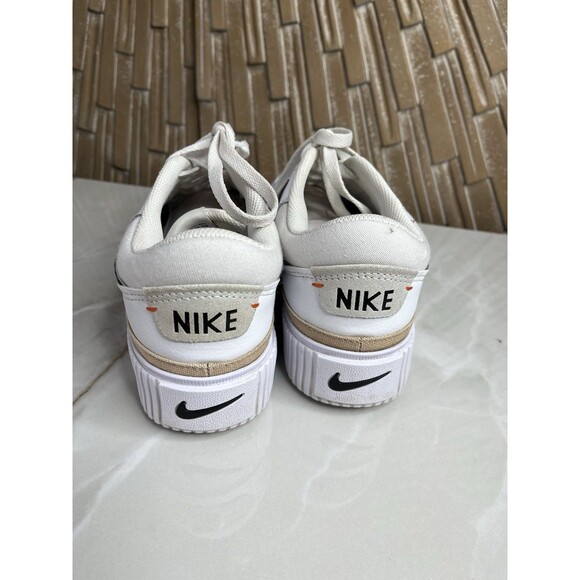 NIKE WOMEN COURT LEGACY LIFT PLATFORM SNEAKERS Shoes Sz 9 DM7590-100 - Picture 7 of 12